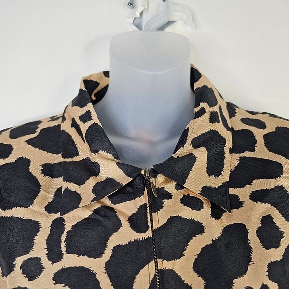 Silkland Animal Print Sleeveless Blouse - Picture 4 of 6